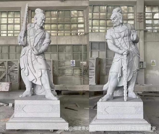 风水学中的意义石雕哼哈二将在(图4)